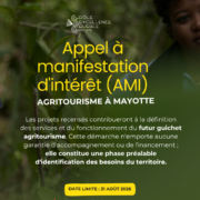 Agritourisme Mayotte : manifestez-vous avant le 31 août | PER Mayotte